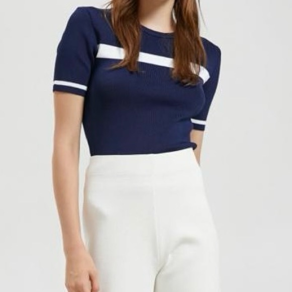 Minark Women’s Knit Top Short Sleeve - Picture 4 of 4